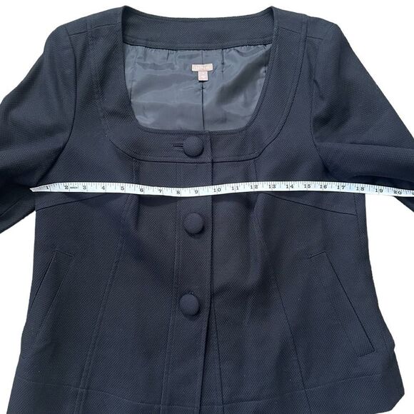 Halogen Retro Style Black Swing Blazer Jacket Size Medium - Picture 8 of 12